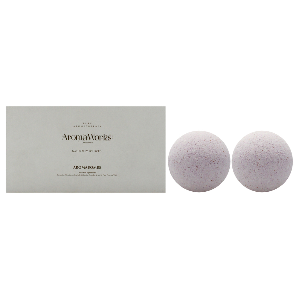Nurture AromaBomb Duo by Aromaworks for Unisex - 2 x 8.81 oz Bath Bomb